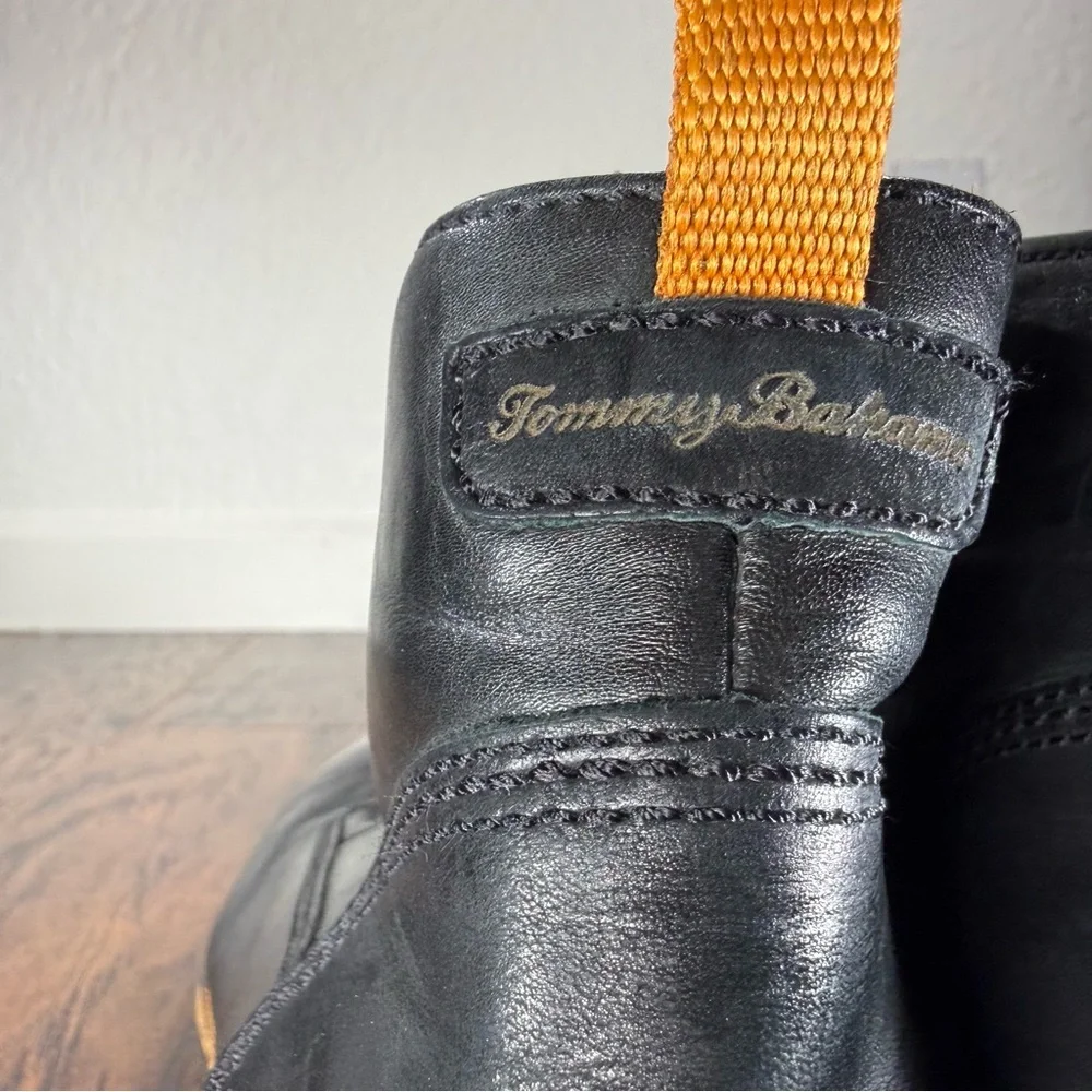 Tommy Bahama Edisto Leather Chukka Boots Men’s‎ 11 Black Lace-Up Casual
